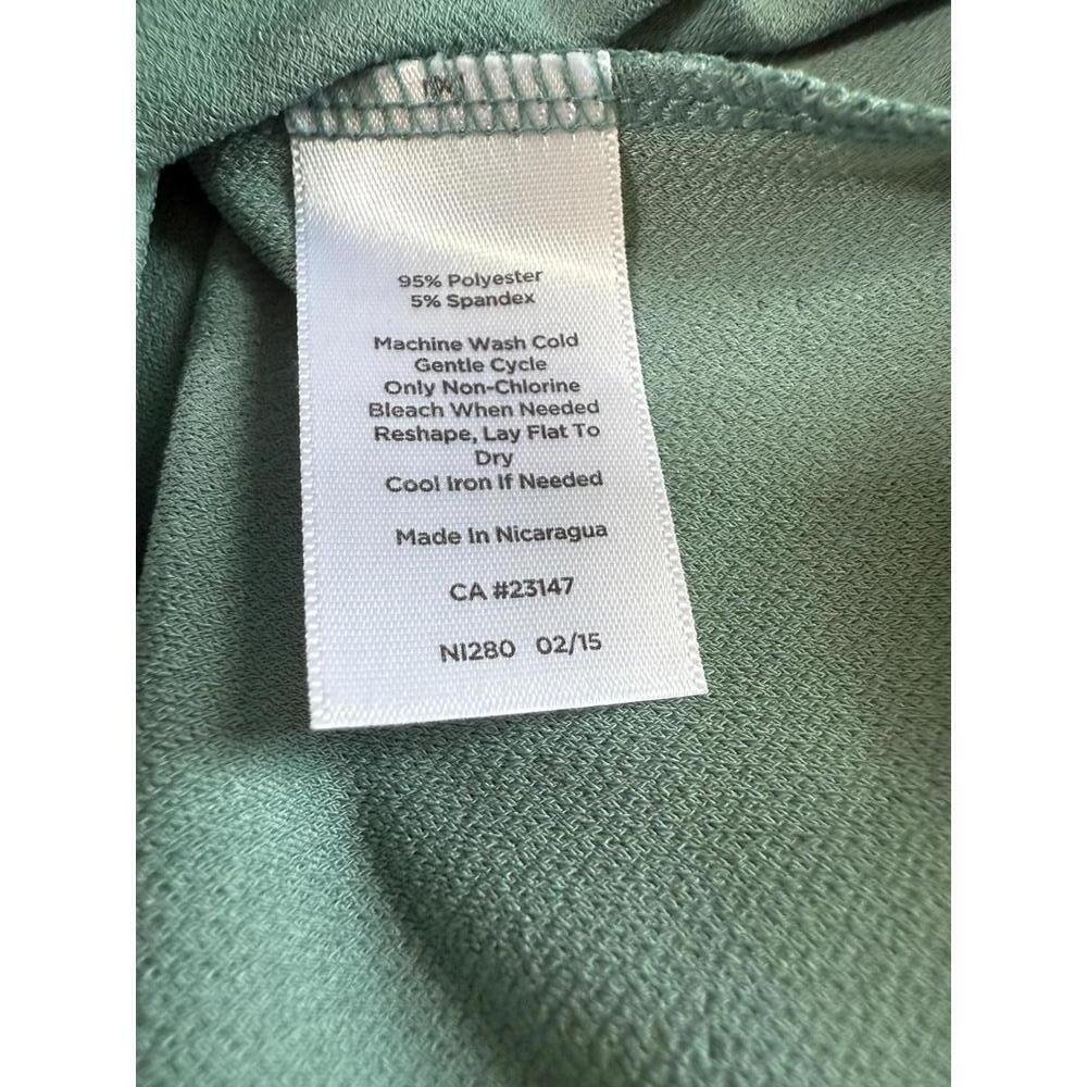 Talbots Sleeveless Knot Front Blouse in Sage Green, Size M - Picture 5 of 5